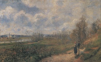 The Cabbage Path, Pontoise by Camille Jacob Pissarro